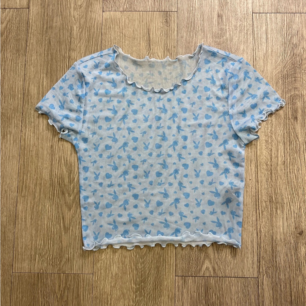 Playboy Mesh Crop